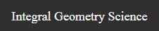 Integral Geometry Science, Inc.